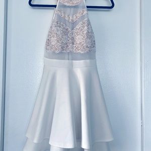 off white skater dress